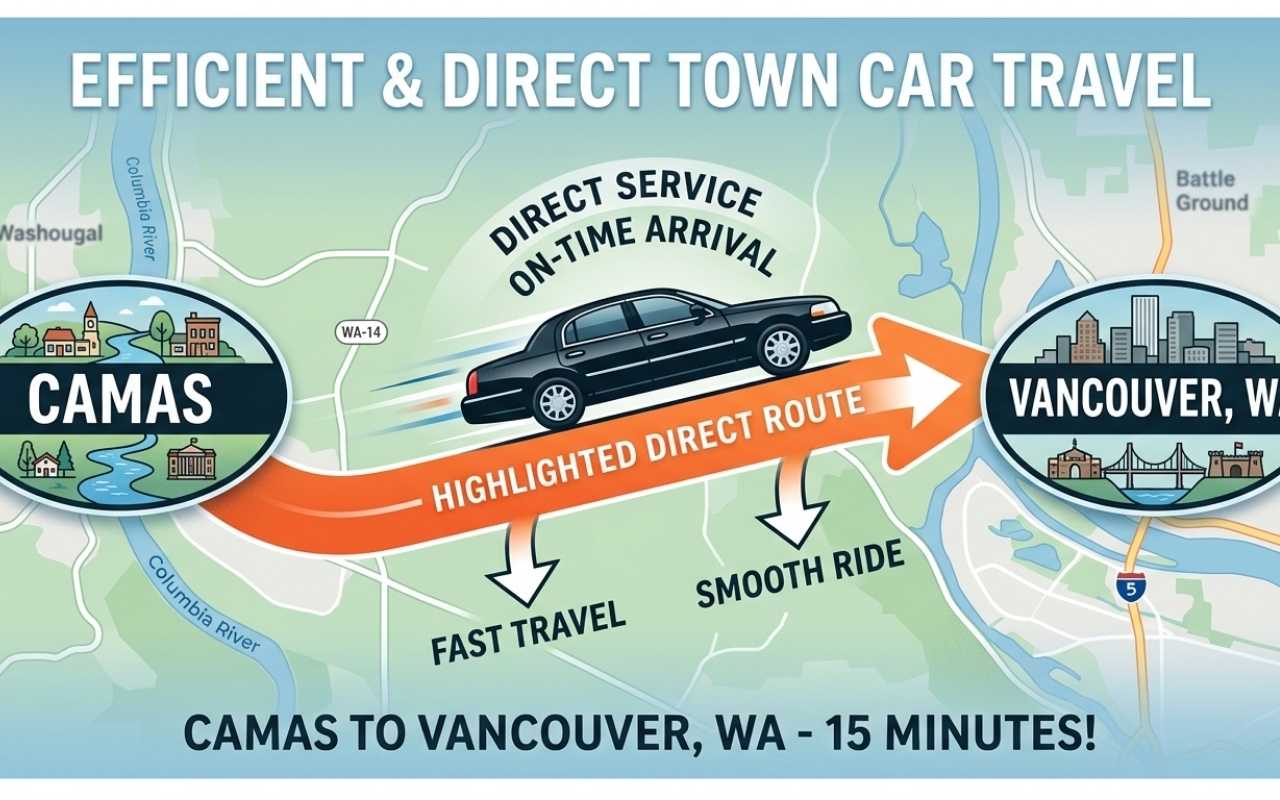 Point-to-Point Limo Car Service from Camas WA