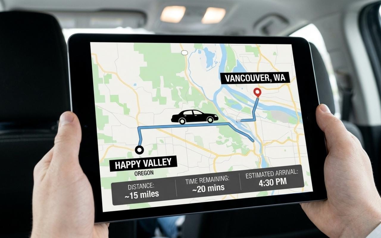 Point-to-Point Limo Car Service from Happy Valley