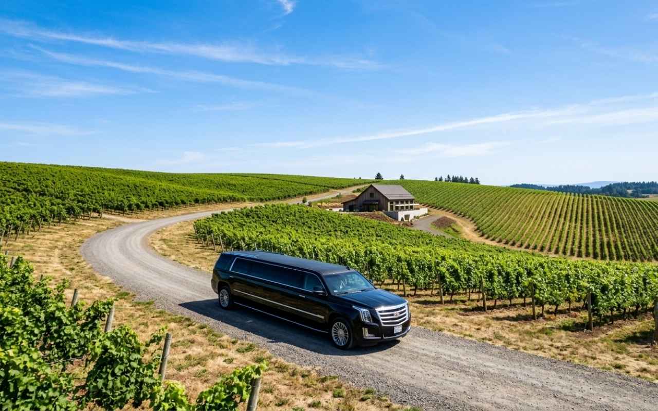 Wine Tour Limo Car Service from Newberg
