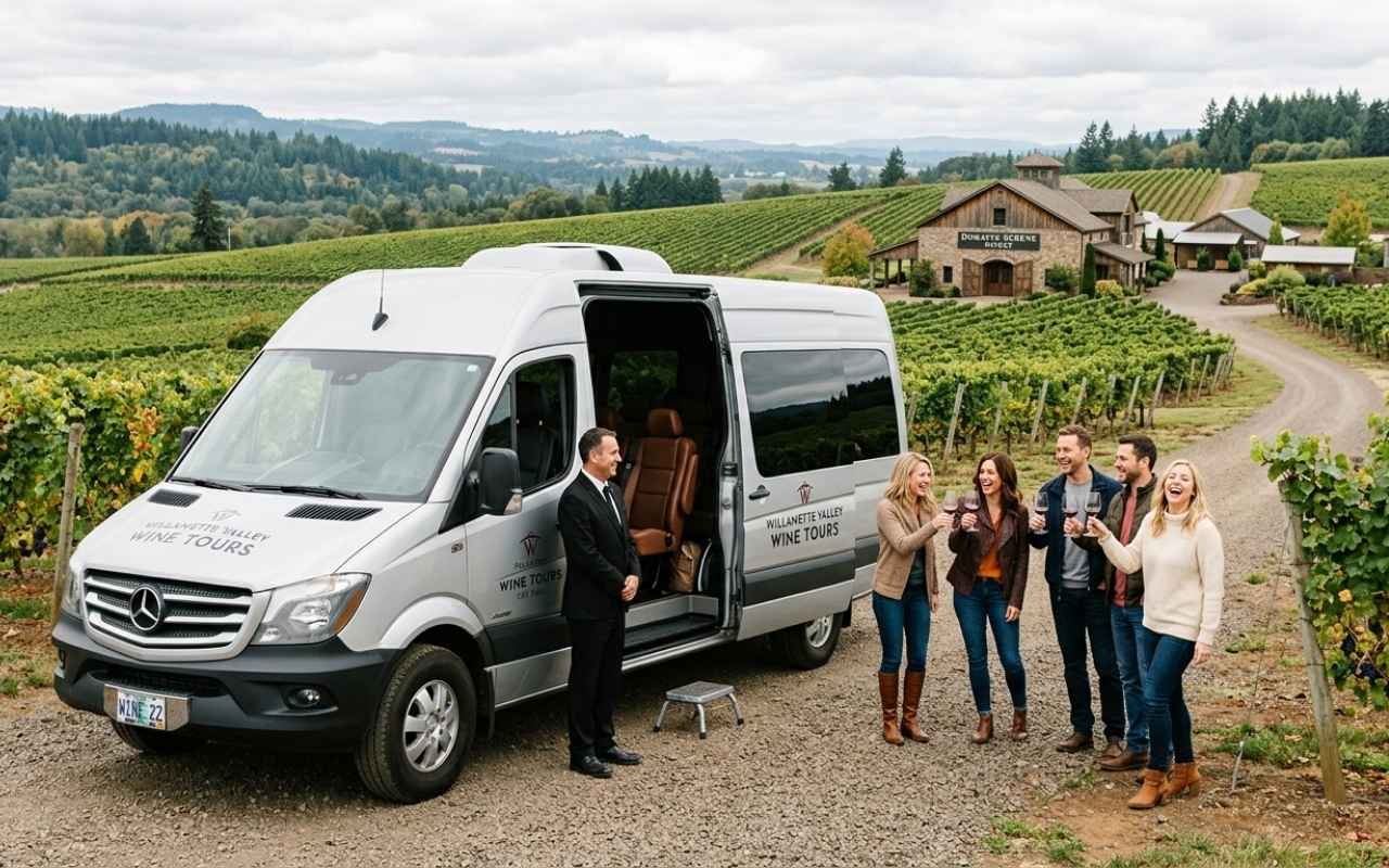 Wine Tour Limo Car Service from Damascus Oregon