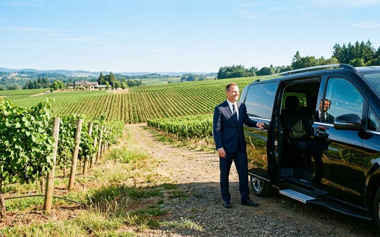 Wine Tour Limo Car Service from Tigard Oregon