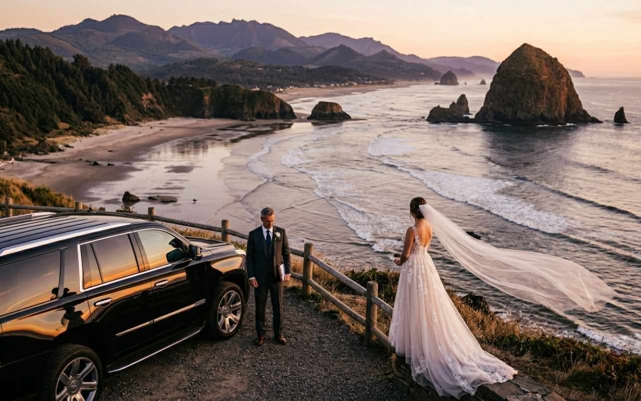 Coastal Wedding Transportation (Cannon Beach & Beyond)