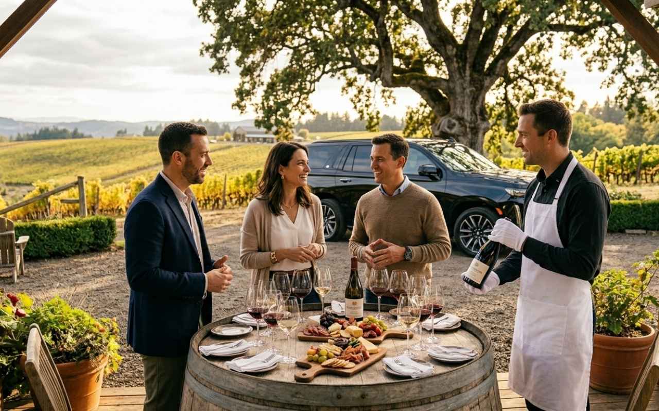 Corporate Wine Tours & Client Entertainment