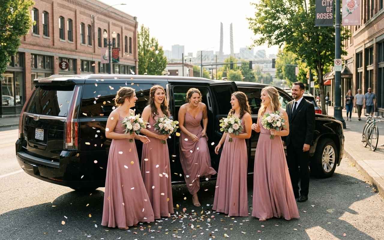 Wedding Party Transportation Portland